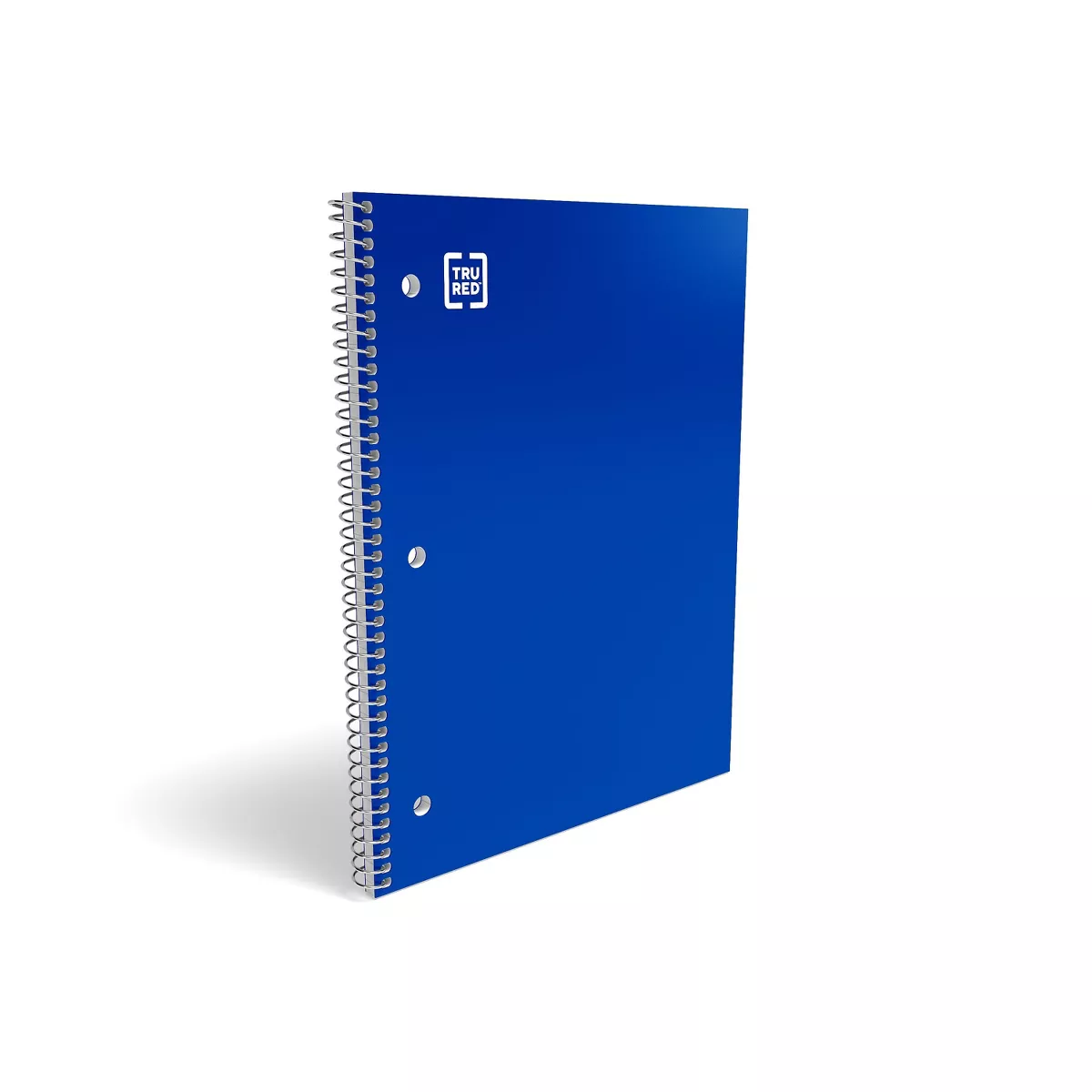 Staples Accel Durable Poly Cover Notebook Wide Ruled Blue 8