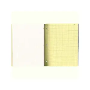 National Duplicate Lab Notebook Quadrille Rule 9 1/4 x 11 White/Yellow 200 Sheets 43649