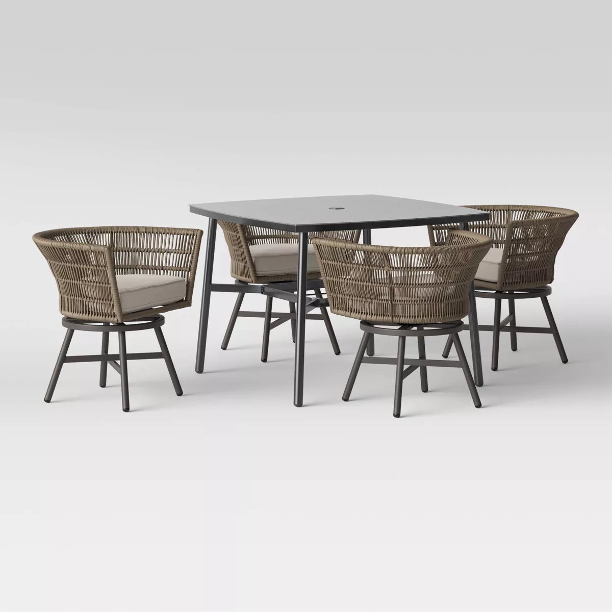 Hardoy Patio Dining Set with Swivel Chairs - Project 62™