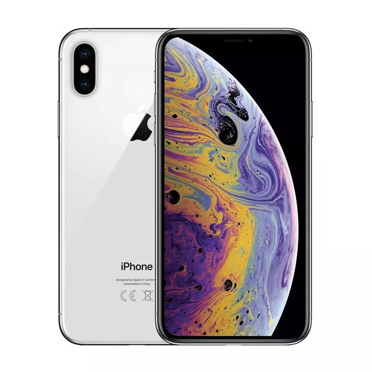 Apple iPhone Unlocked XS Pre-Owned (64GB) GSM/CDMA Phone - Silver