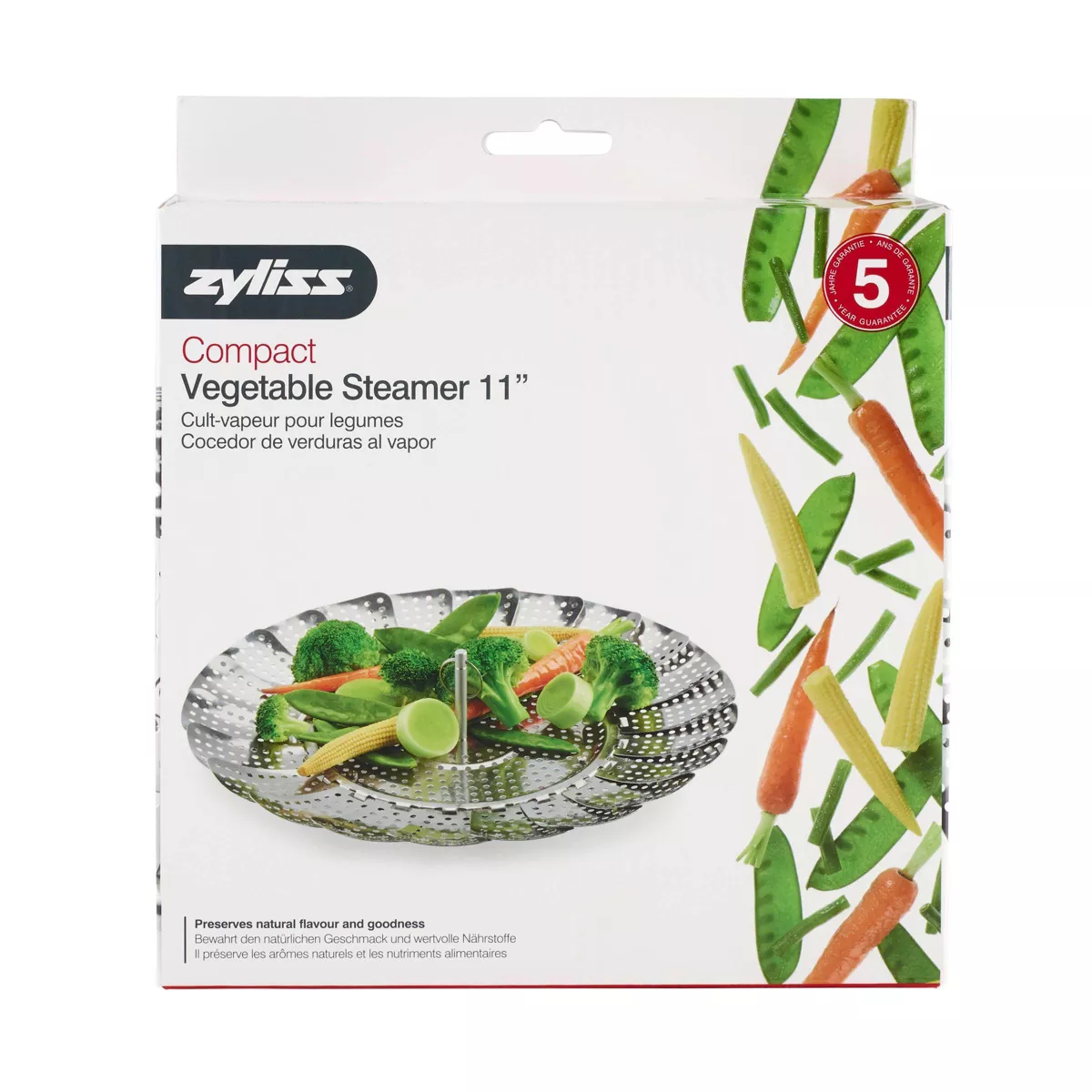 ZYLISS Stainless Steel Vegetable Steamer, 11