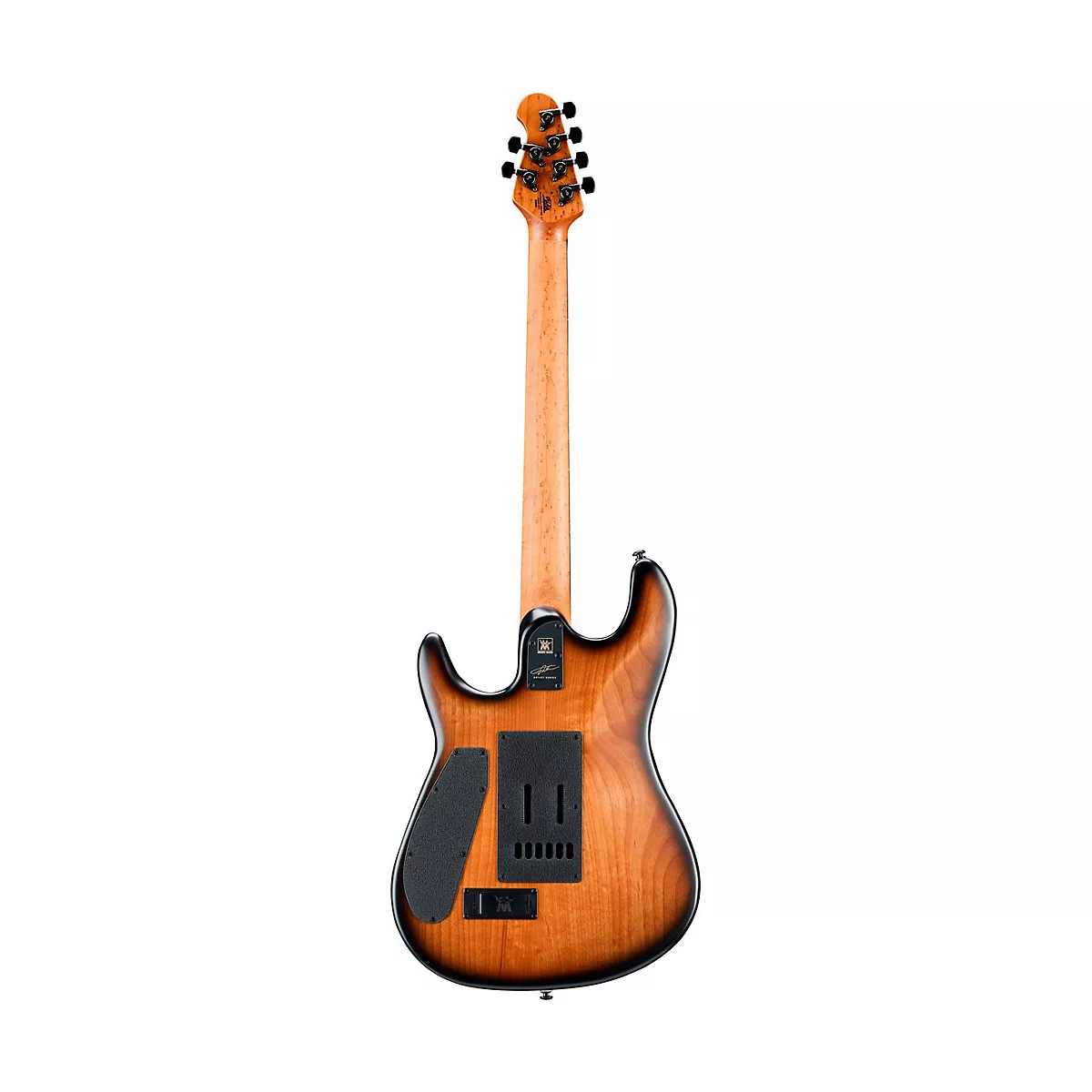 Ernie Ball Music Man Jason Richardson 6 String Electric Guitar with Black Hardware Buckeye Burl