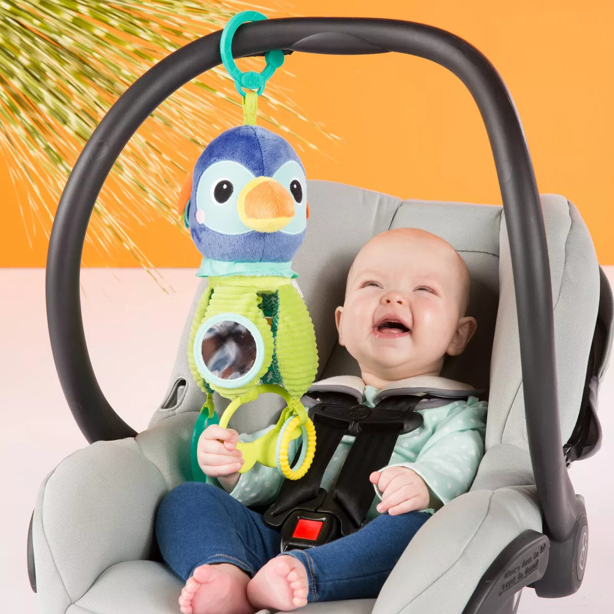 Bright Starts Twirly Whirly Octopus Easy Travel Toy