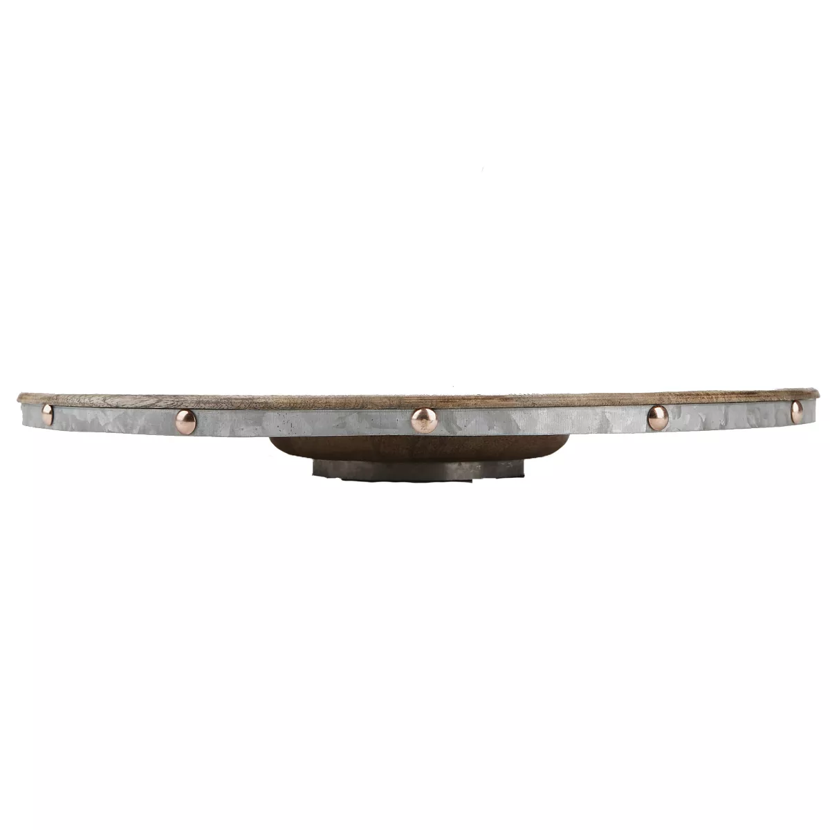 Mind Reader Wood Lazy Susan, Brown