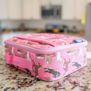 Wildkin Horses Lunch Box - Pink