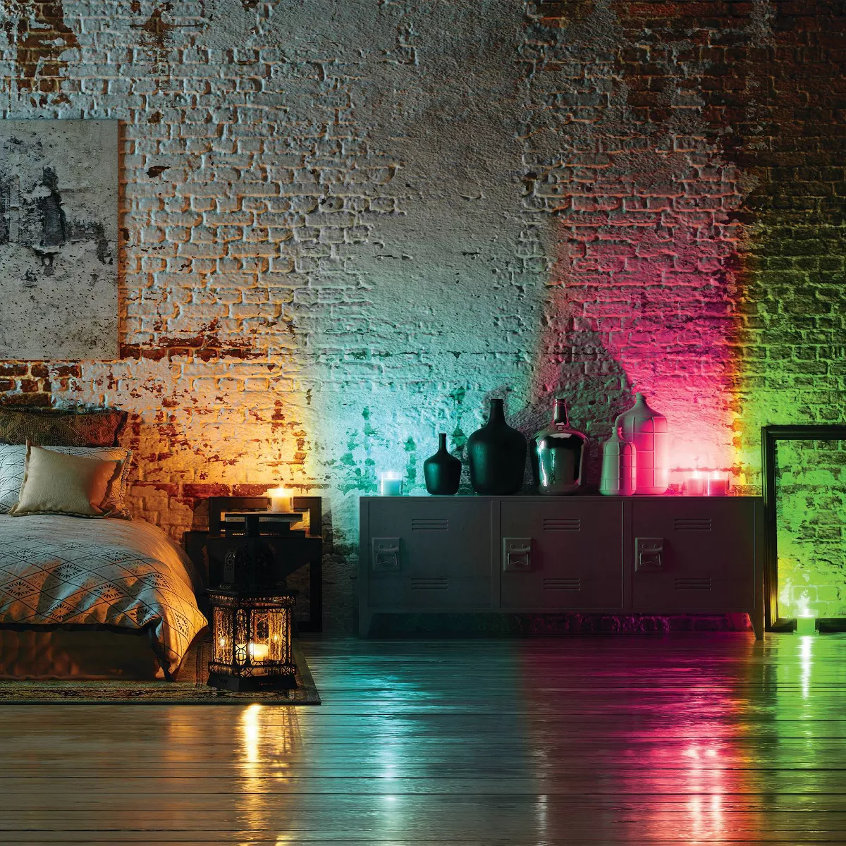 2pk SPOTGLO Waterproof Ambient LED Lights - Merkury Innovations