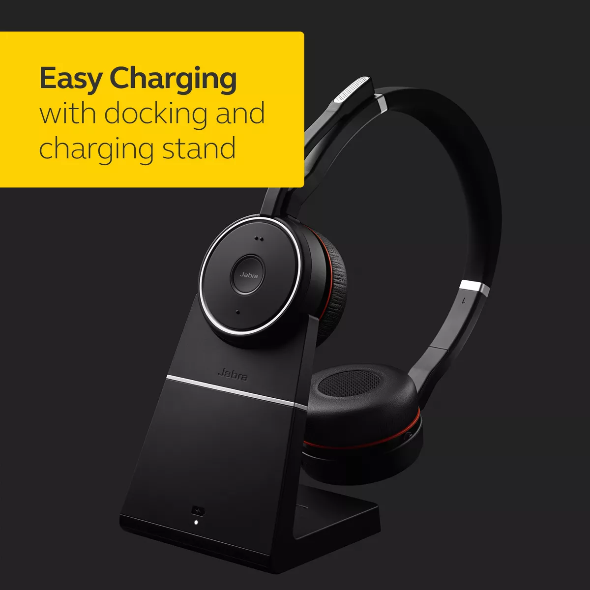 Jabra Evolve 75+ MS Stereo Wireless Headset / Music Headphones