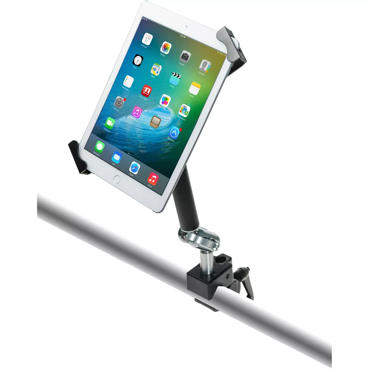 CTA Digital Multi-flex Clamp Mount for Tablet, iPad Pro, iPad Air, iPad mini - 14