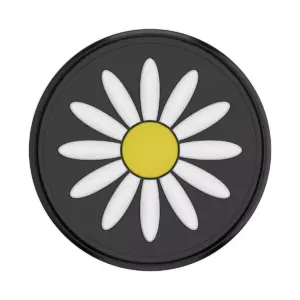 PopSockets PopGrip Cell Phone Grip & Stand - Festival Daisy Black