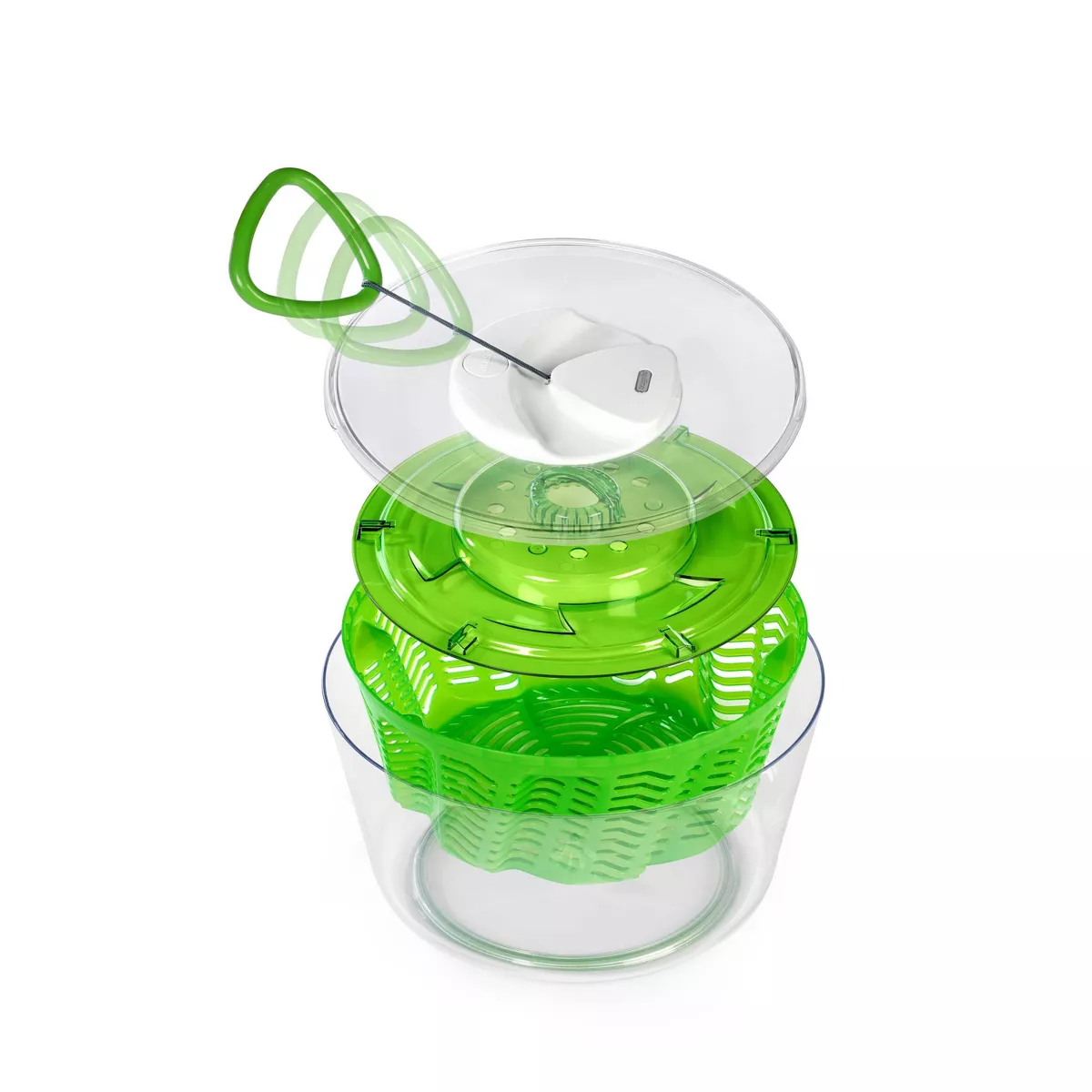 ZYLISS Easy Spin Salad Spinner Green E940012U