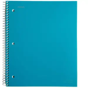 Staples 3-Subject Notebook 8.5