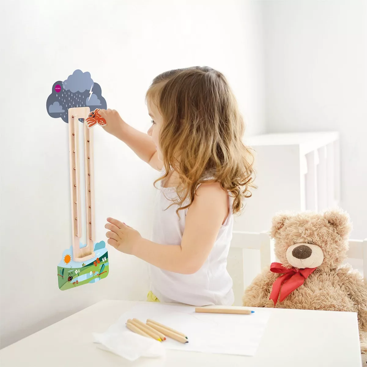 Oribel Vertiplay Slidey Spidey Baby Toy