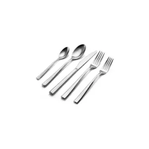 Towle 20pc Stainless Steel Forged Satin Dream Silverware Set