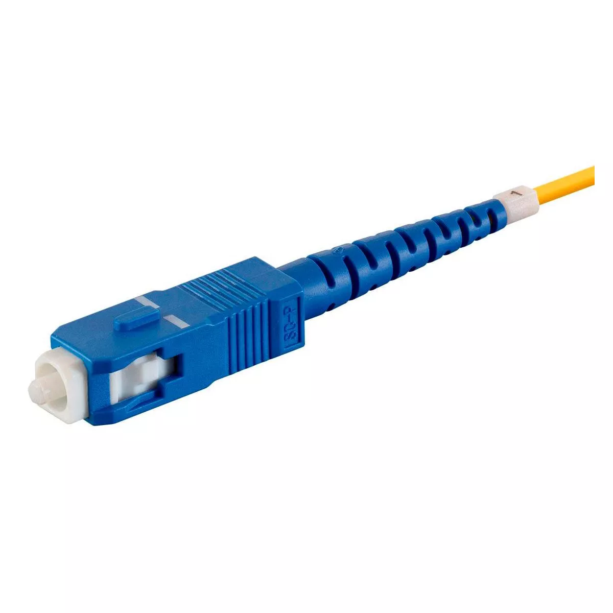 Monoprice Fiber Optic Cable - 15m (Meter) - LC/UPC-SC/UPC, G657A1, Single Mode, Simplex, 2mm, PVC