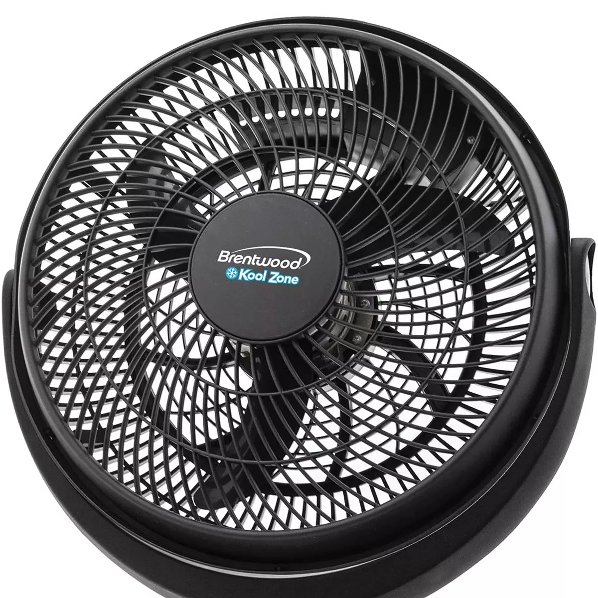 Kool Zone 12in Circulator Stand Fan in Black
