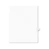 Avery-Style Legal Exhibit Side Tab Divider Title: 17 Letter White 25/Pack 01017