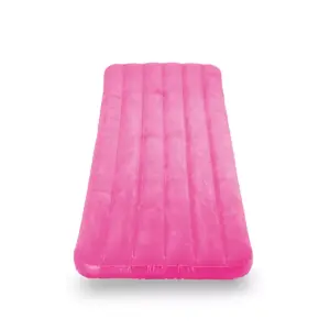 Living iQ Inflatable Jr Twin Portable Small Travel Size Kids Toddler Sleeping Air Bed Mattress, LOL Surprise Totally Rad