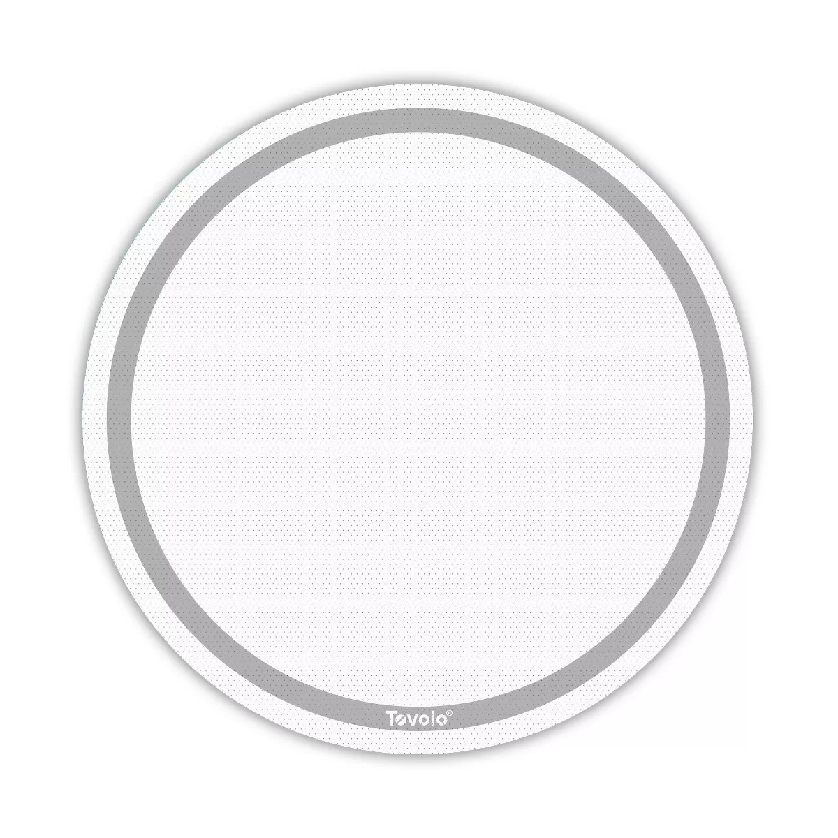 Tovolo TrueBake 11.25" Round Baking Mat Oyster Gray 13027-201