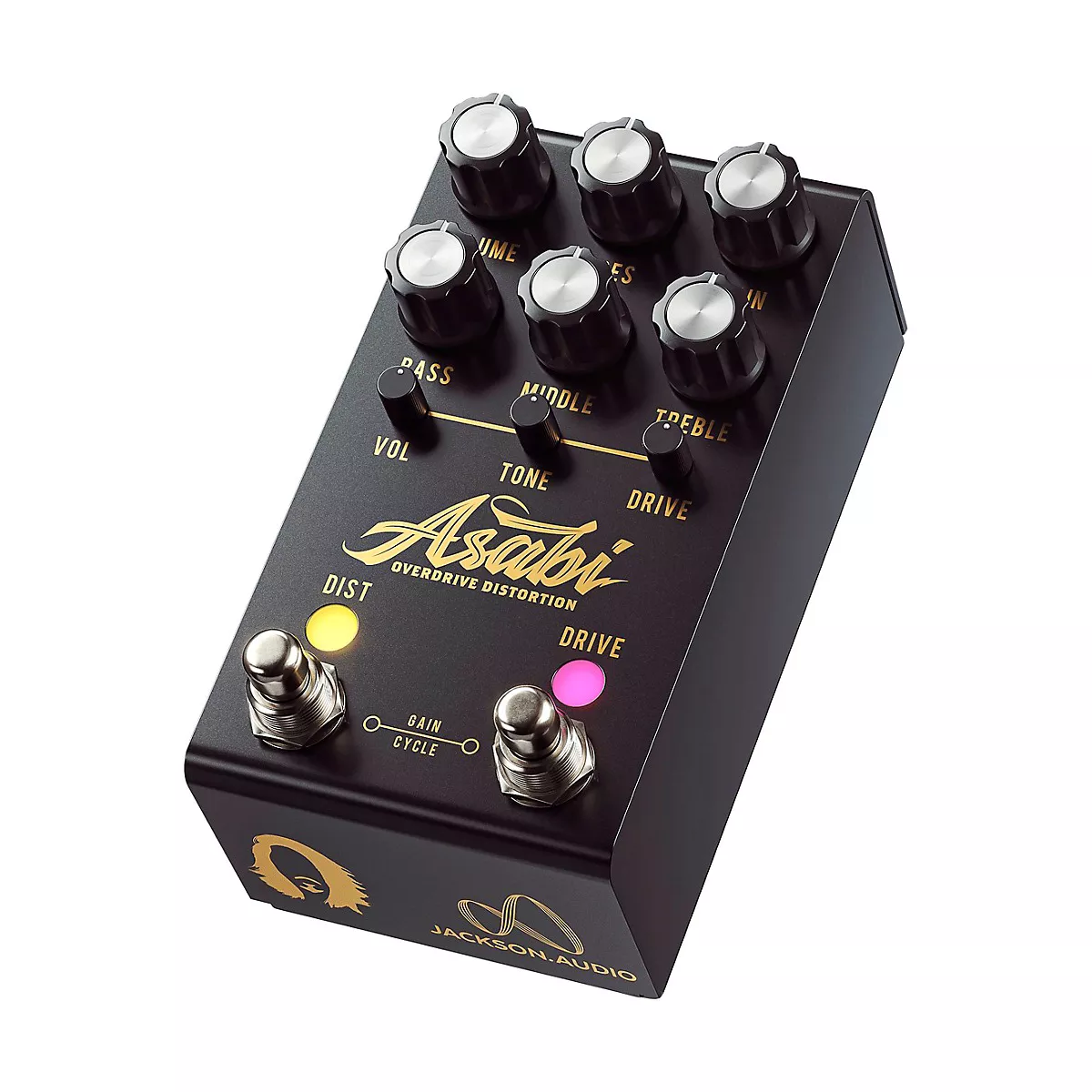 Jackson Audio ASABI Distortion Effects Pedal Black