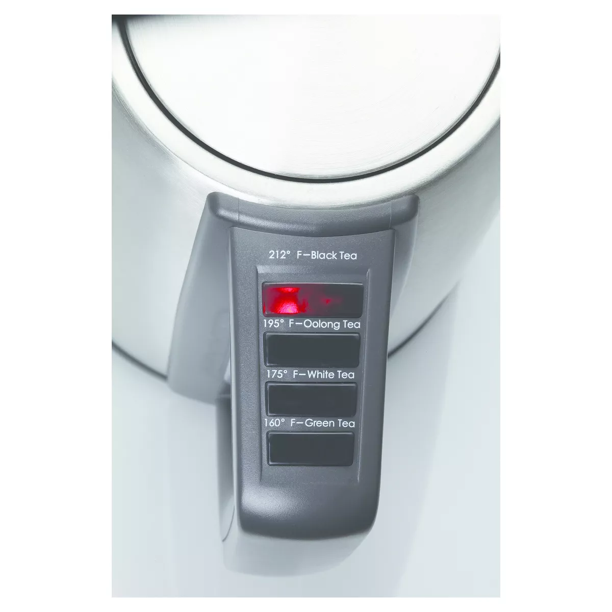 Capresso 4 Temperature Electric Water Kettle H2O Steel PLUS - Stainless Steel 278.05