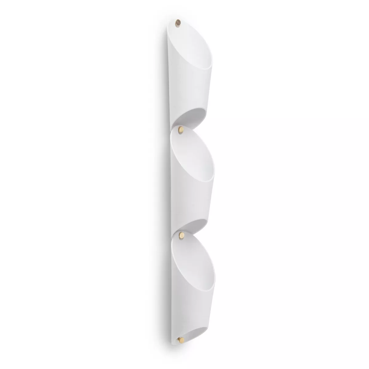 Set of 3 Floralink Wall Vessels White - Umbra