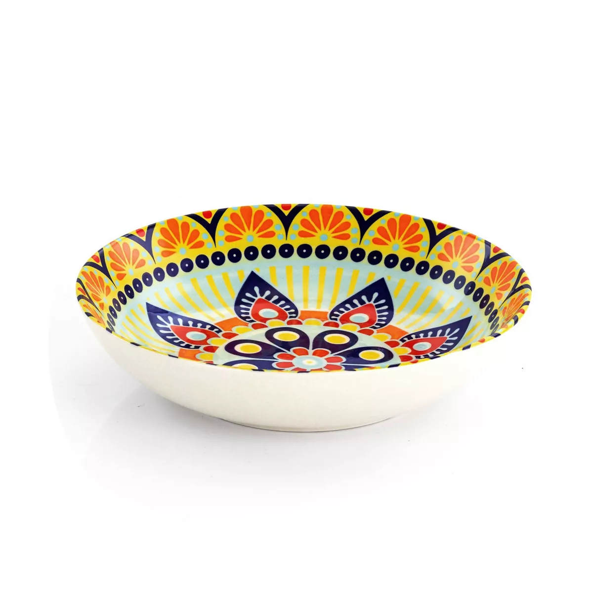 16pc Stoneware Kaleidoscope Dinnerware Set - Elama