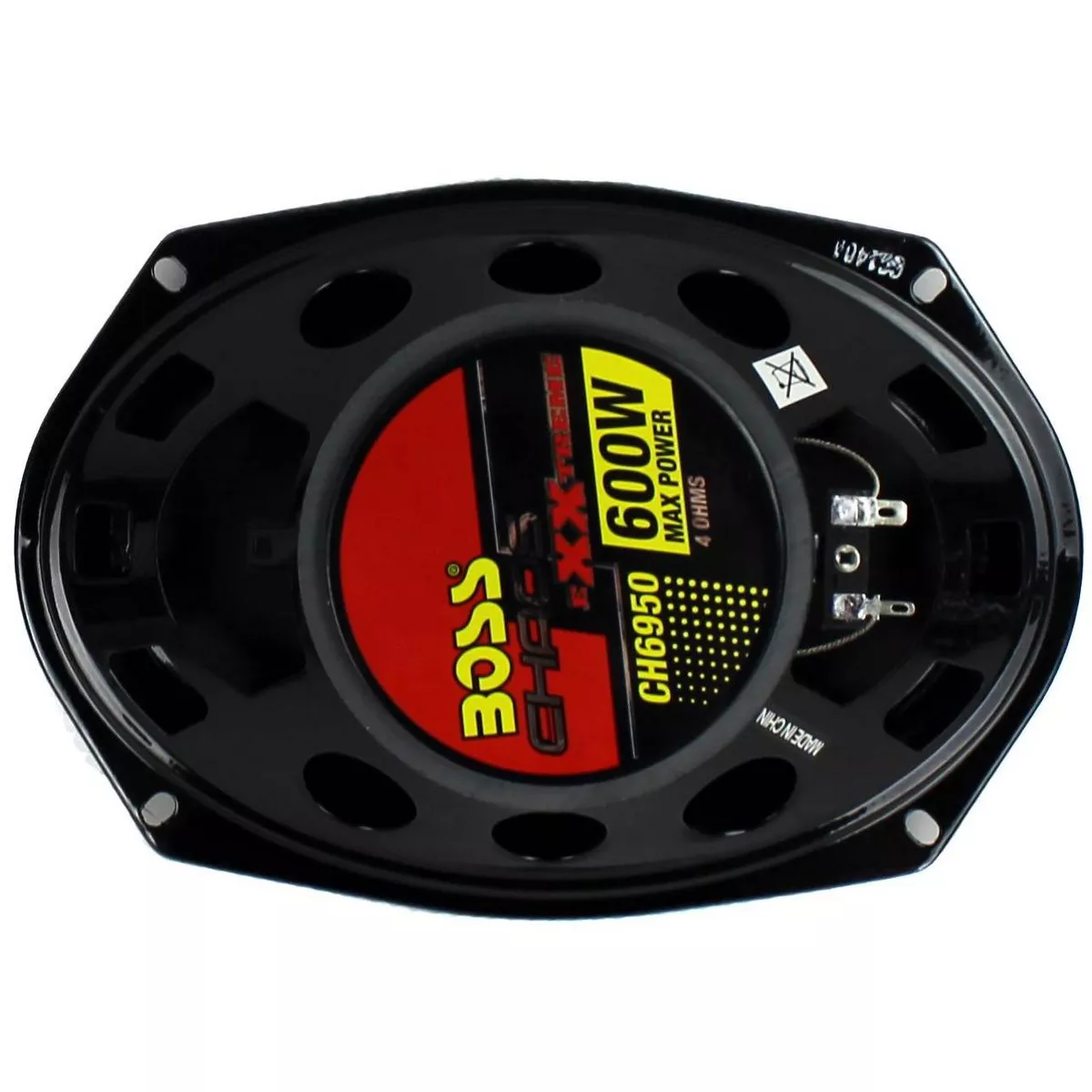 2) BOSS CHAOS CH6950 6x9" 5-Way 600W Car Coaxial Audio Stereo Speakers Pair