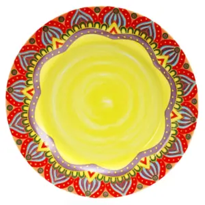 16pc Stoneware Kaleidoscope Dinnerware Set - Elama