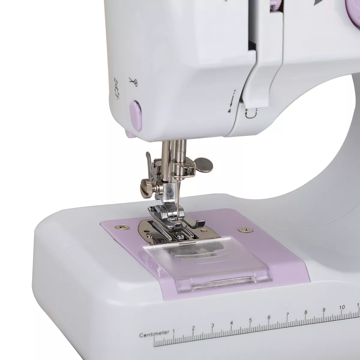 Dartwood Portable and Multifunctional Household Sewing Machine with 10 Stitching Modes, Battery Powered or AC Outlet Powered (Batteries Not Included)