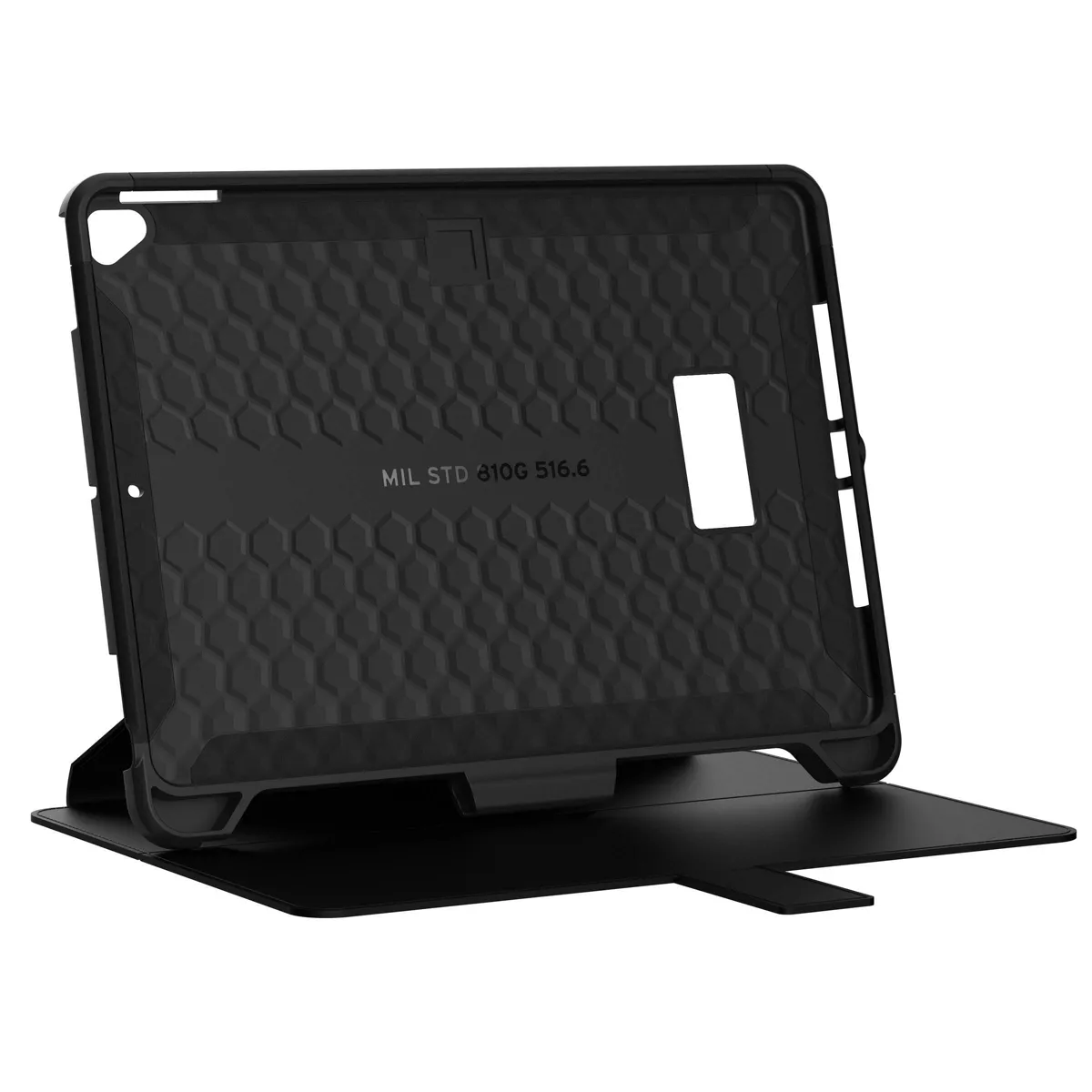 Urban Armor Gear (UAG) Apple iPad (7th/8th Gen) 10.2-inch Scout Case with Folio Cover - Black