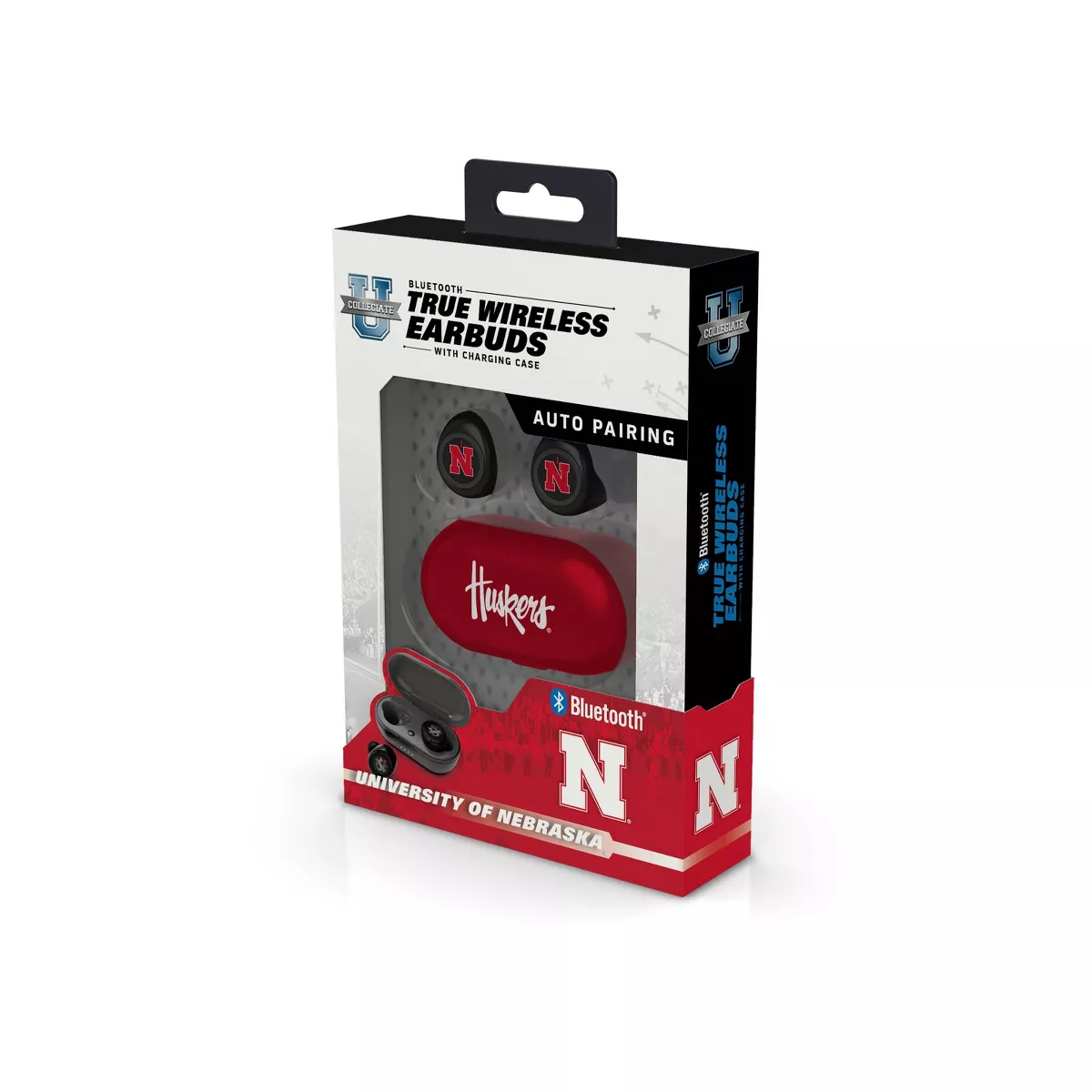 NCAA Nebraska Cornhuskers True Wireless Earbuds