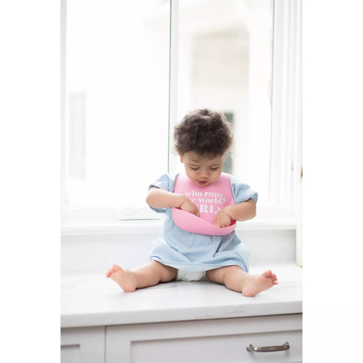 Bella Tunno Who Runs the World Wonder Bib