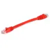 Monoprice Cat6 Ethernet Patch Cable - 0.5 Feet - Red | Network Internet Cord - RJ45, Stranded, 550Mhz, UTP, Pure Bare Copper Wire, 24AWG