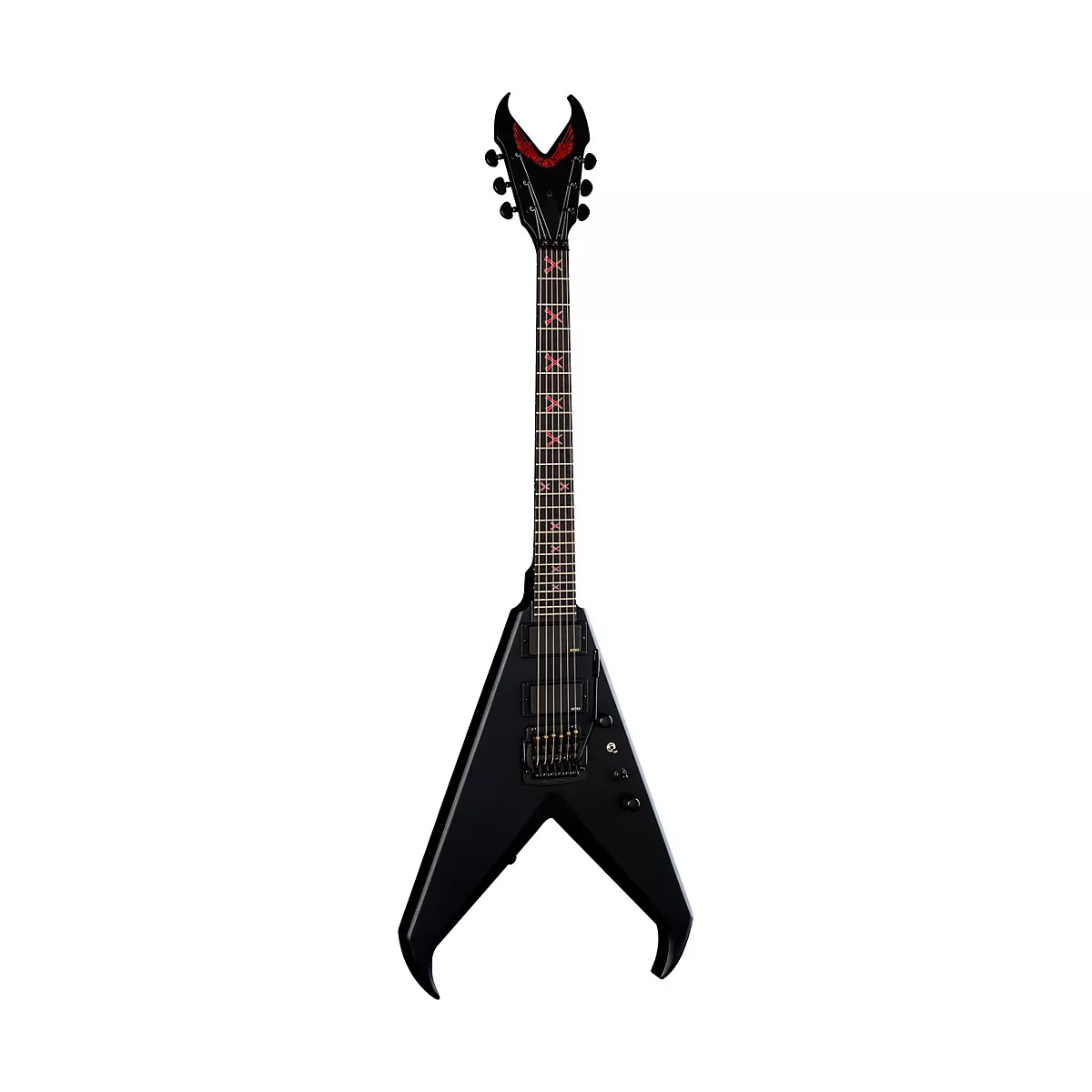 Dean Kerry King V Black Satin Electric Guitar with Case Black Satin