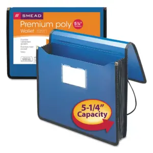 Smead Poly Premium Wallets 5 1/4