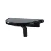 Hathaway Wall-Mounted Pub Table with Pool Cue Rests - Black
