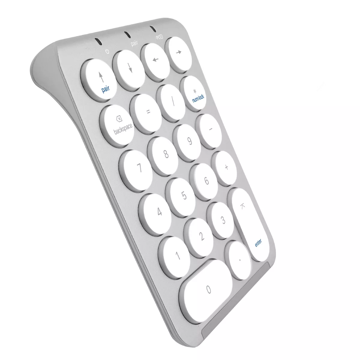 Macally Wireless Bluetooth Round 22 Numeric Keypad
