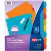 Avery Big Tab Write & Erase Plastic Tab Dividers Multicolor 2609668