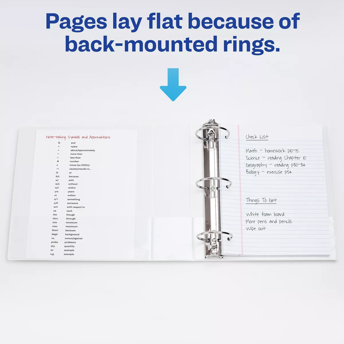 Avery Economy 1.5 3-Ring View Binder, White 5726-CT