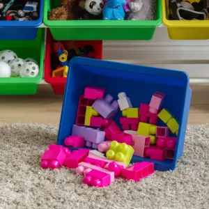 IRIS 4pk Large Multi Purpose Plastic Bins