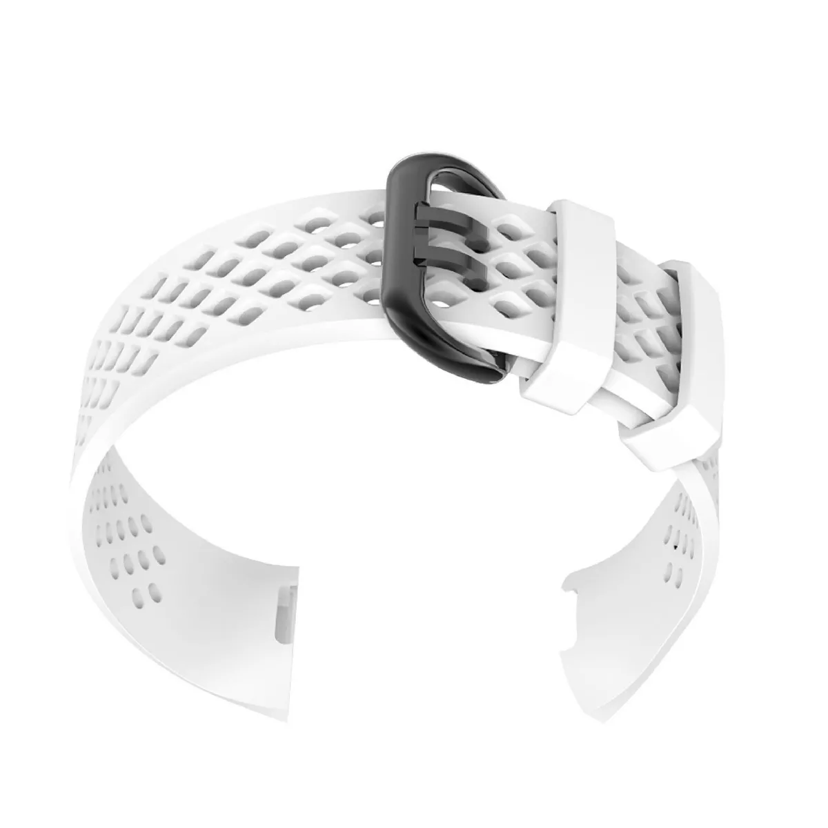 Insten Soft TPU Rubber Replacement Band For Fitbit Charge 4 & Charge 3, White