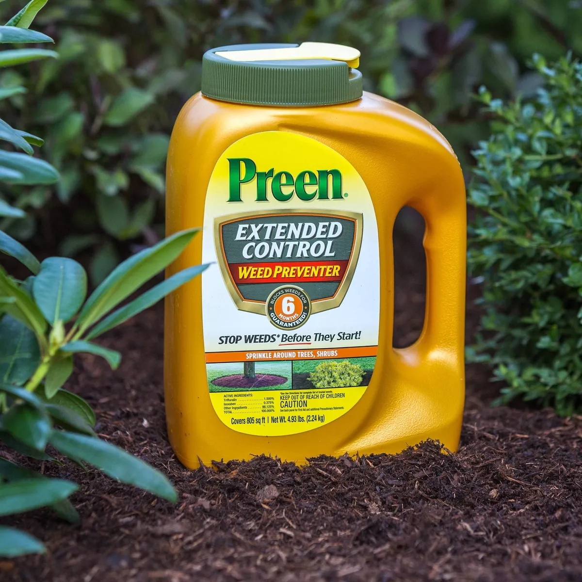 Preen Extended Control Weed Killer Herbicide - 4.93lbs