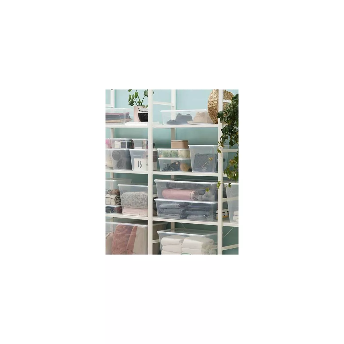 Ezy Storage 23.1L/24.4qt Karton Clear Boot Box