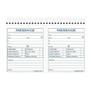 Adams Phone Message Pad 5.5 x 8.5 Ruled 810379
