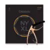 D'Addario NYXL1046 Light 3-Pack Electric Guitar Strings and NS Reflex Capo Black