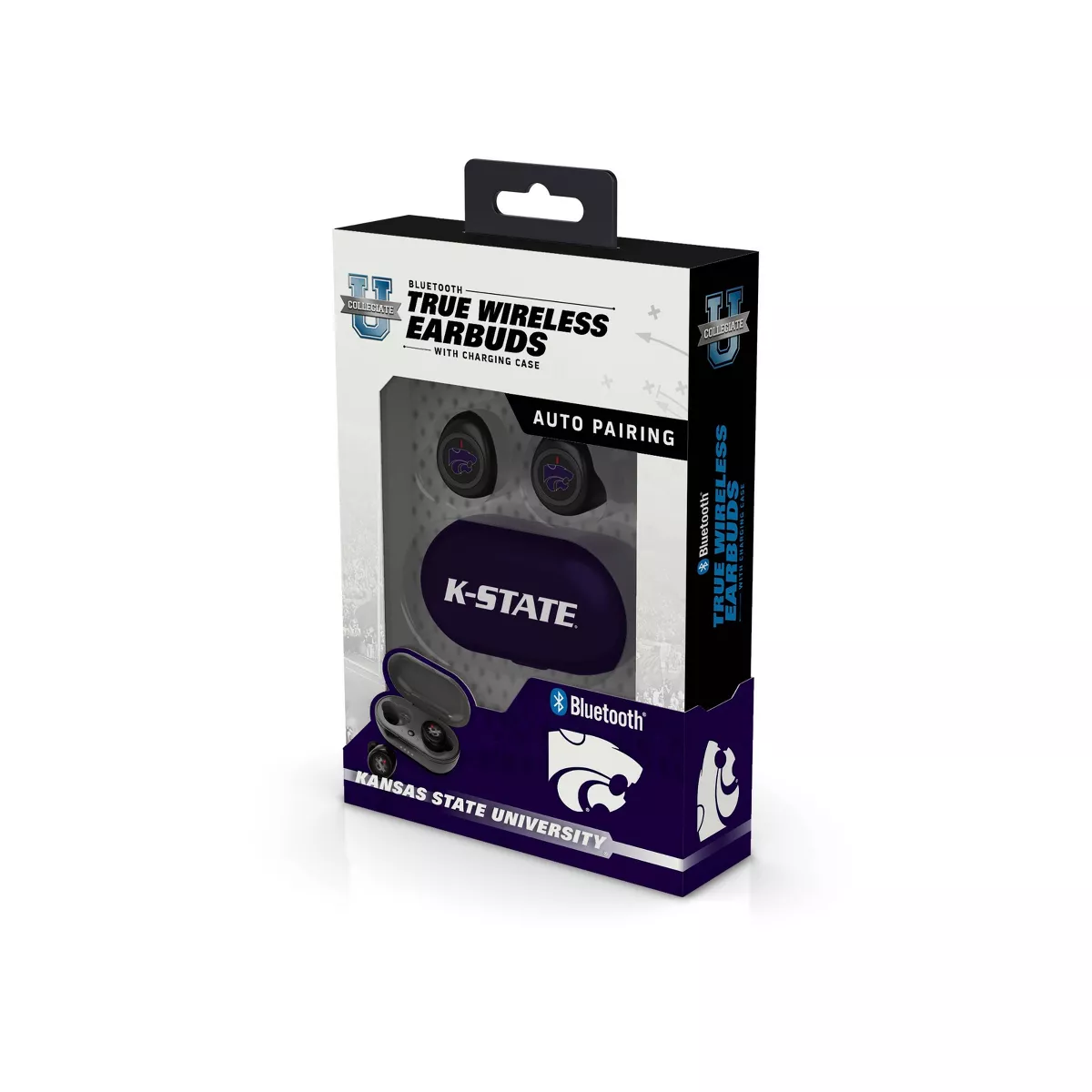 NCAA Kansas State Wildcats True Wireless Bluetooth Earbuds