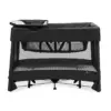 4moms breeze plus playard | Easy, One-Handed Setup | with Removable Bassinet & Flip Changer | Black