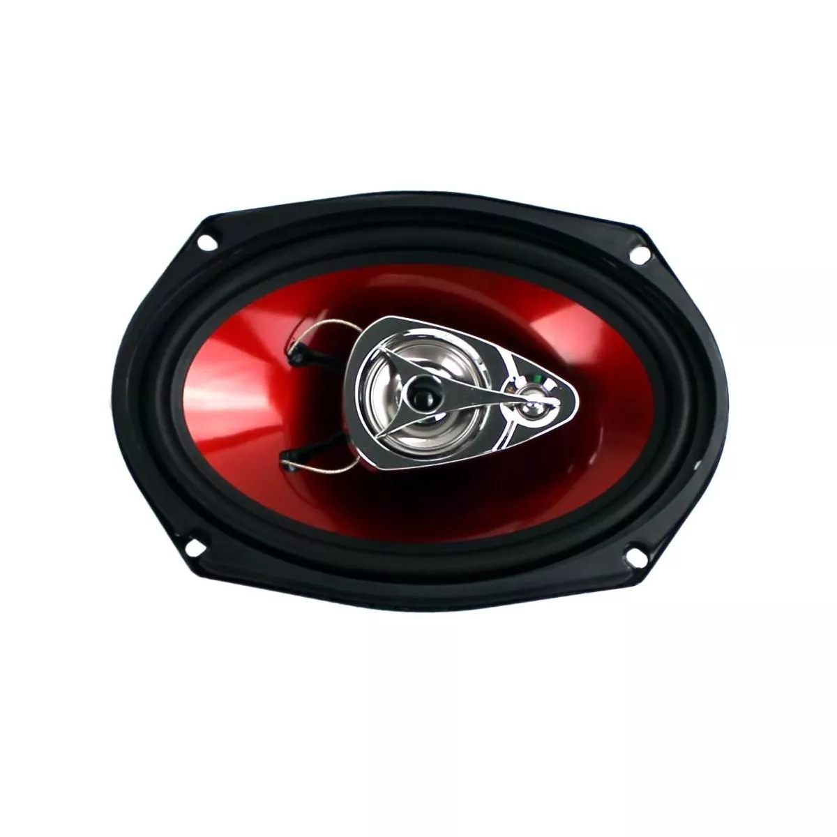 BOSS CH6930 6x9" 400W 3-Way Car Coaxial Audio Stereo Speakers Red