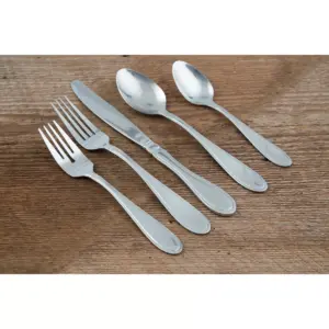 20pc Stainless Steel Evanston Mirror Silverware Set - Cambridge Silversmiths