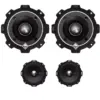 Rockford Fosgate 6.5" 400W Midrange Speaker (2)+ 1.5" 200W Power Tweeter (2)
